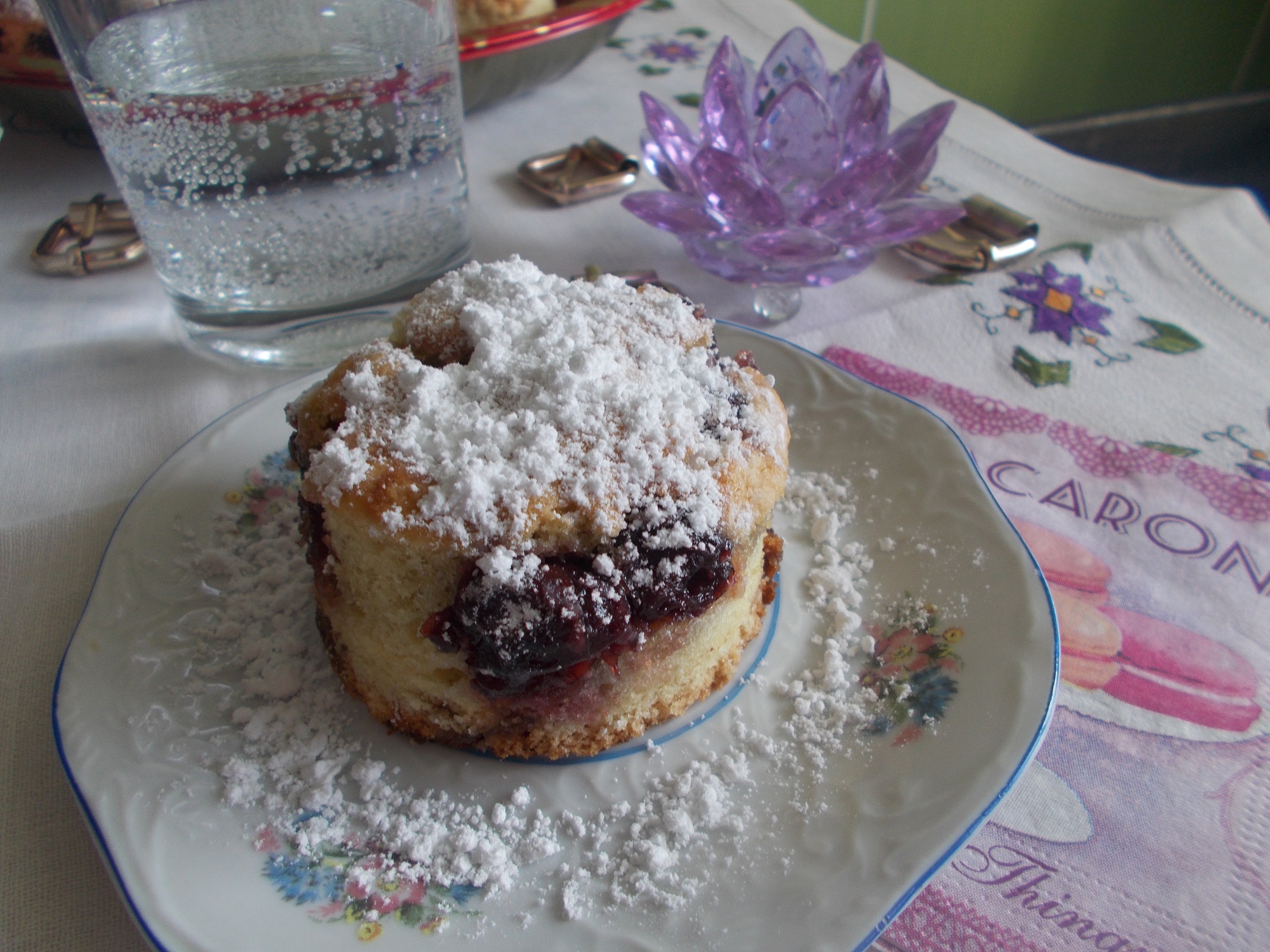 Desert prajitura cu dulceata de visine