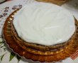 Desert tort cu crema de ciocolata si crema de branza cu lapte condensat-7