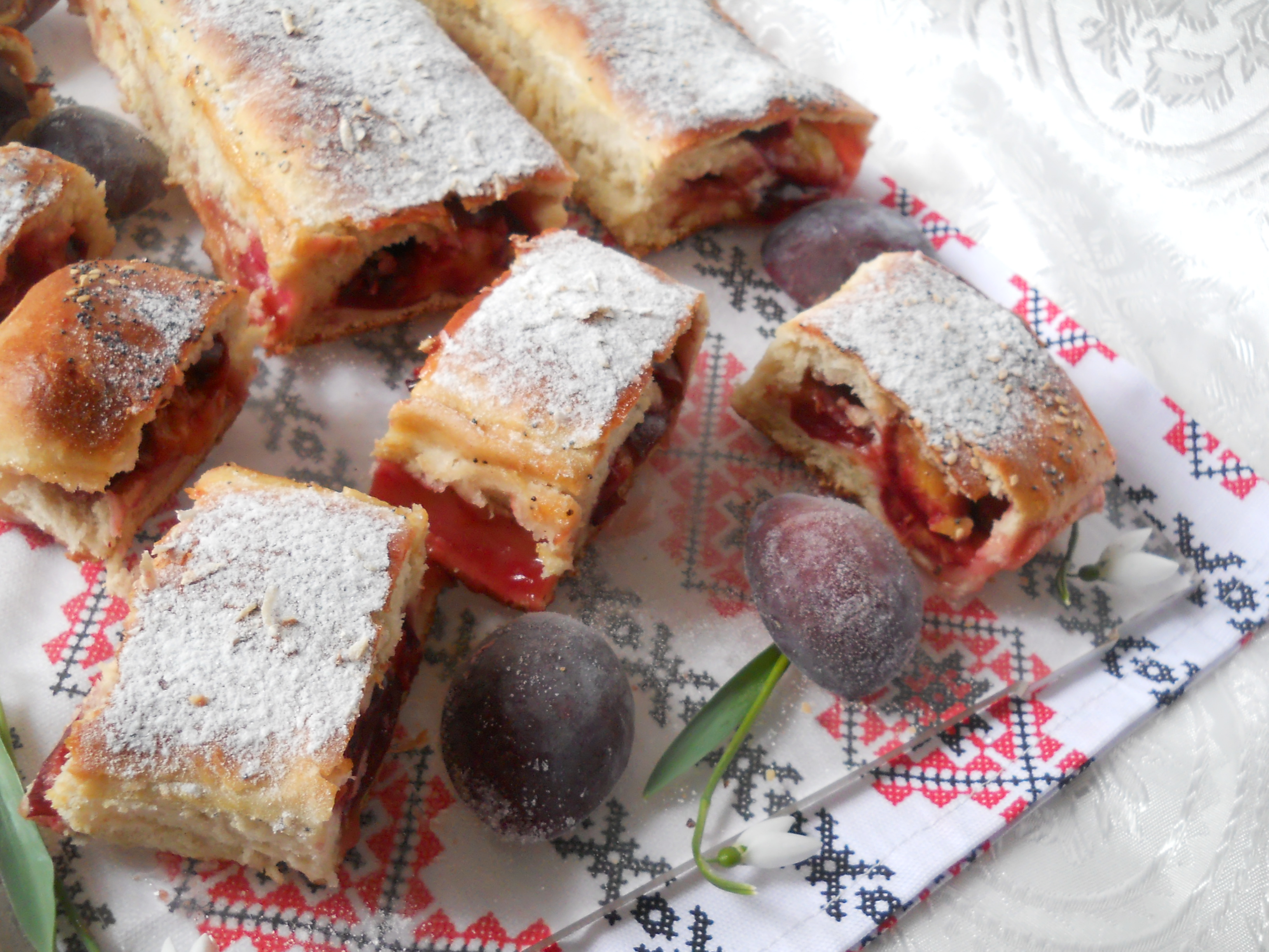 Desert strudel cu prune