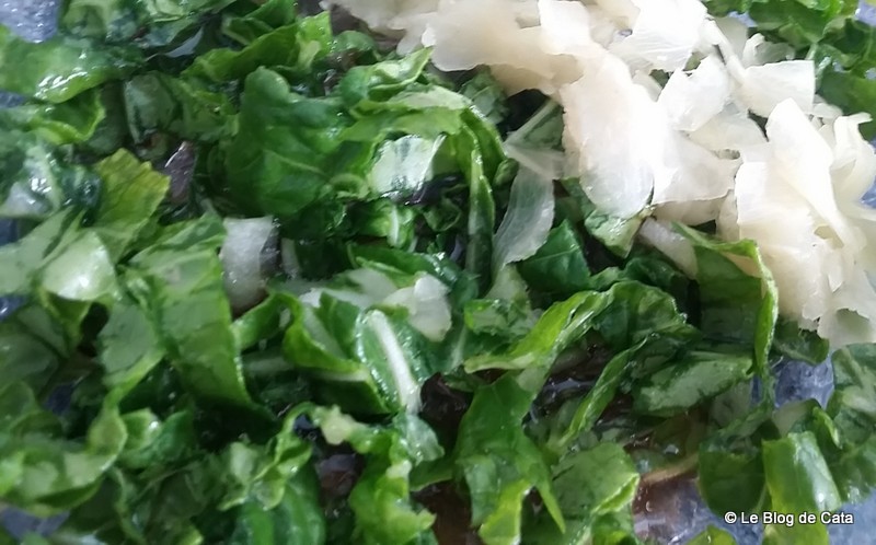 Salata de linte, pipote de rata confiate si varza pak choy