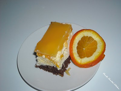 Orange cheesecake