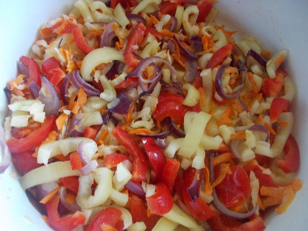 Tocanita de legume, cu cus-cus