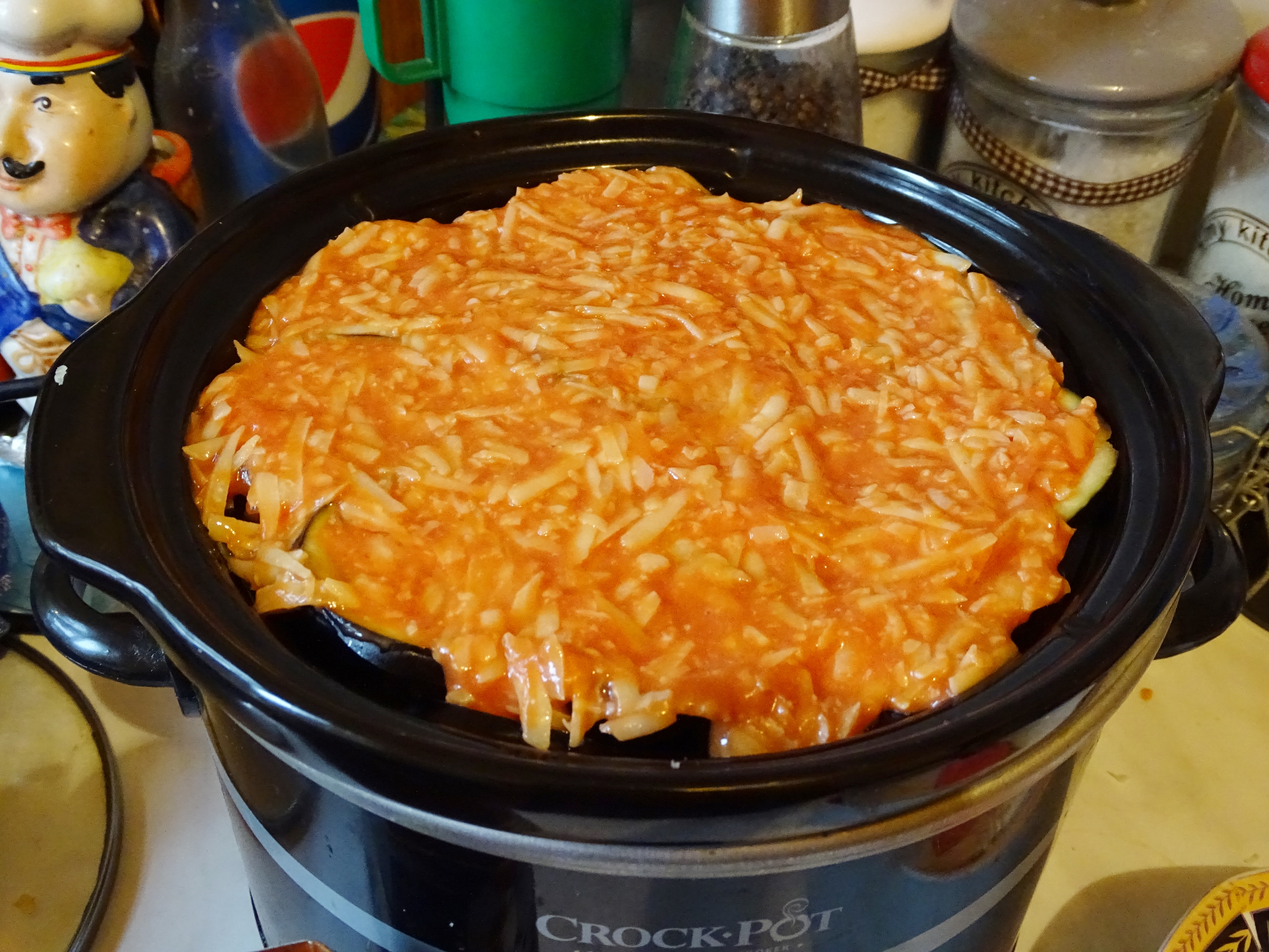 Musaca de vinete la slowcooker Crock-Pot