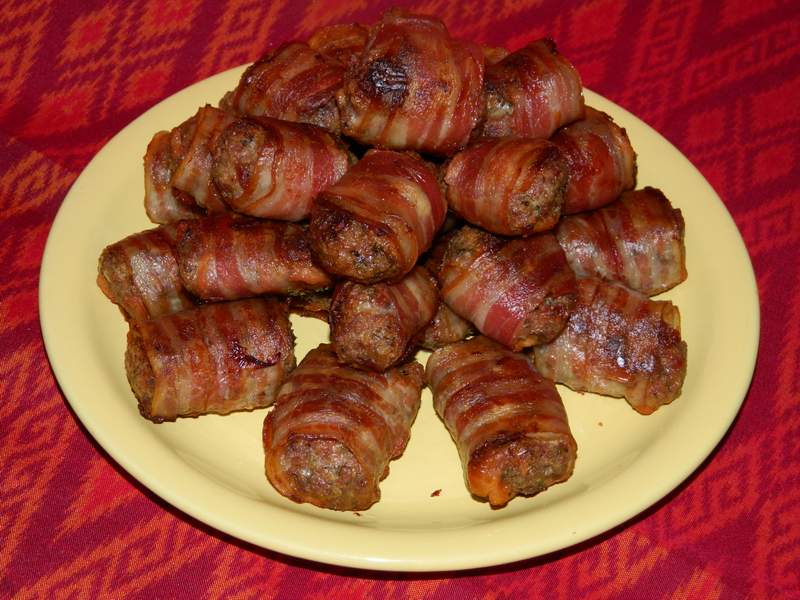 Chiftele in bacon