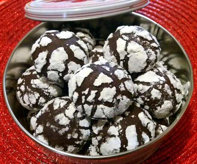 Desert fursecuri cu ciocolata (Chocolate crinkles)