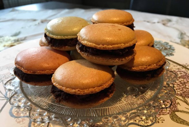 Desert macarons