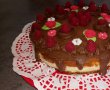 Desert tort cu mousse de vanilie si piure de zmeura-10