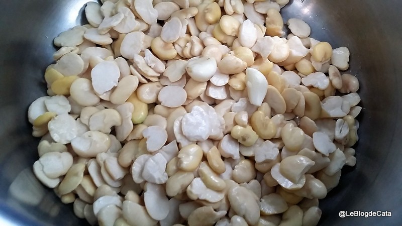 Supa crema de fasole fava uscata / Bissara (Maroc)