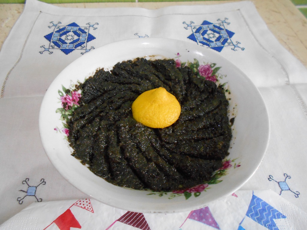 Pasta de post, din masline negre