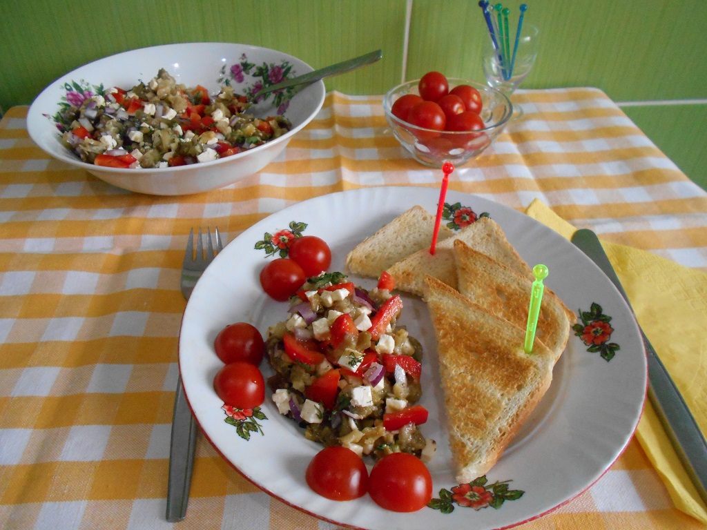 Salata de vinete, in stil grecesc (2)