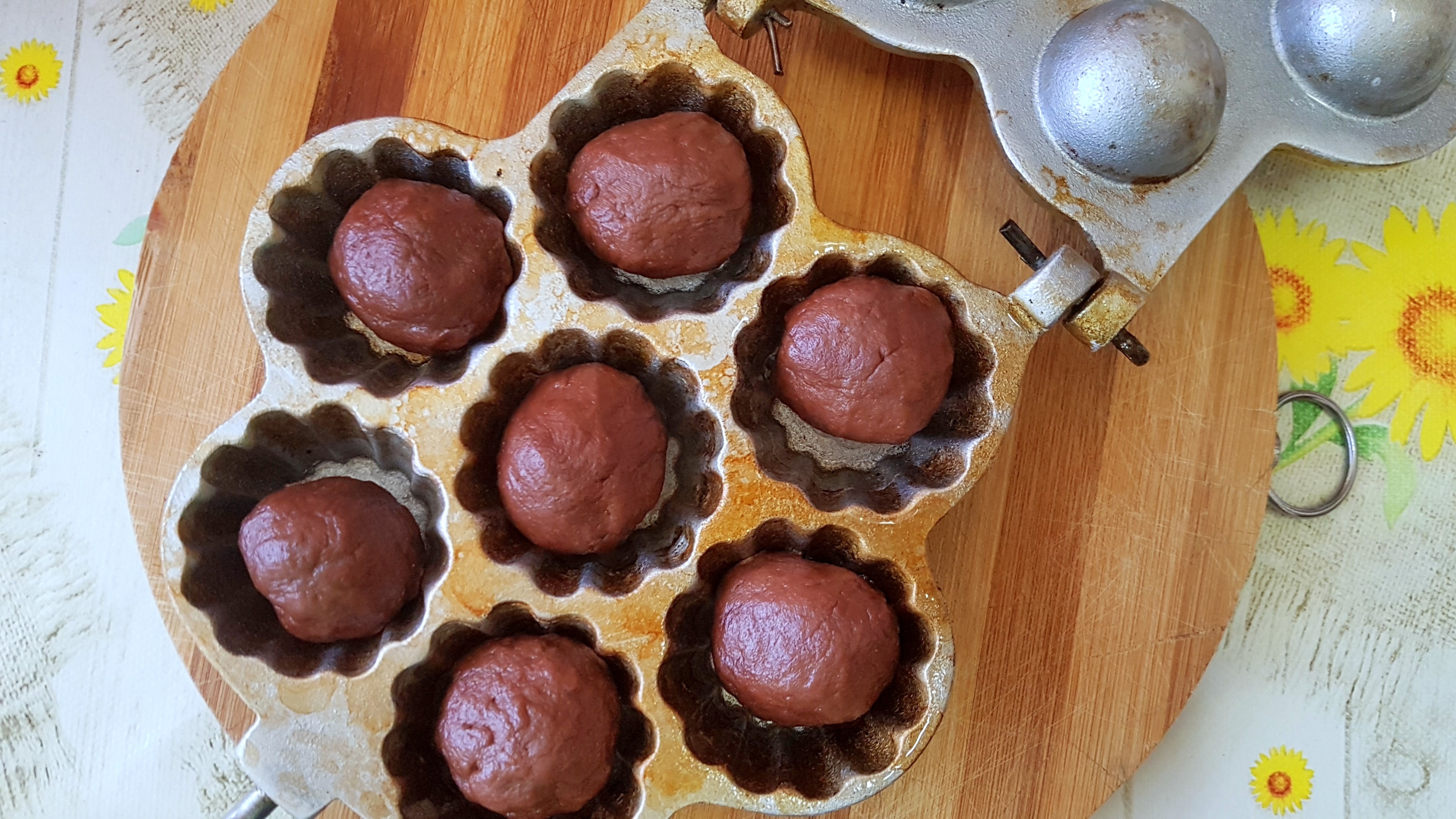 Mini-tarte cu ciocolata