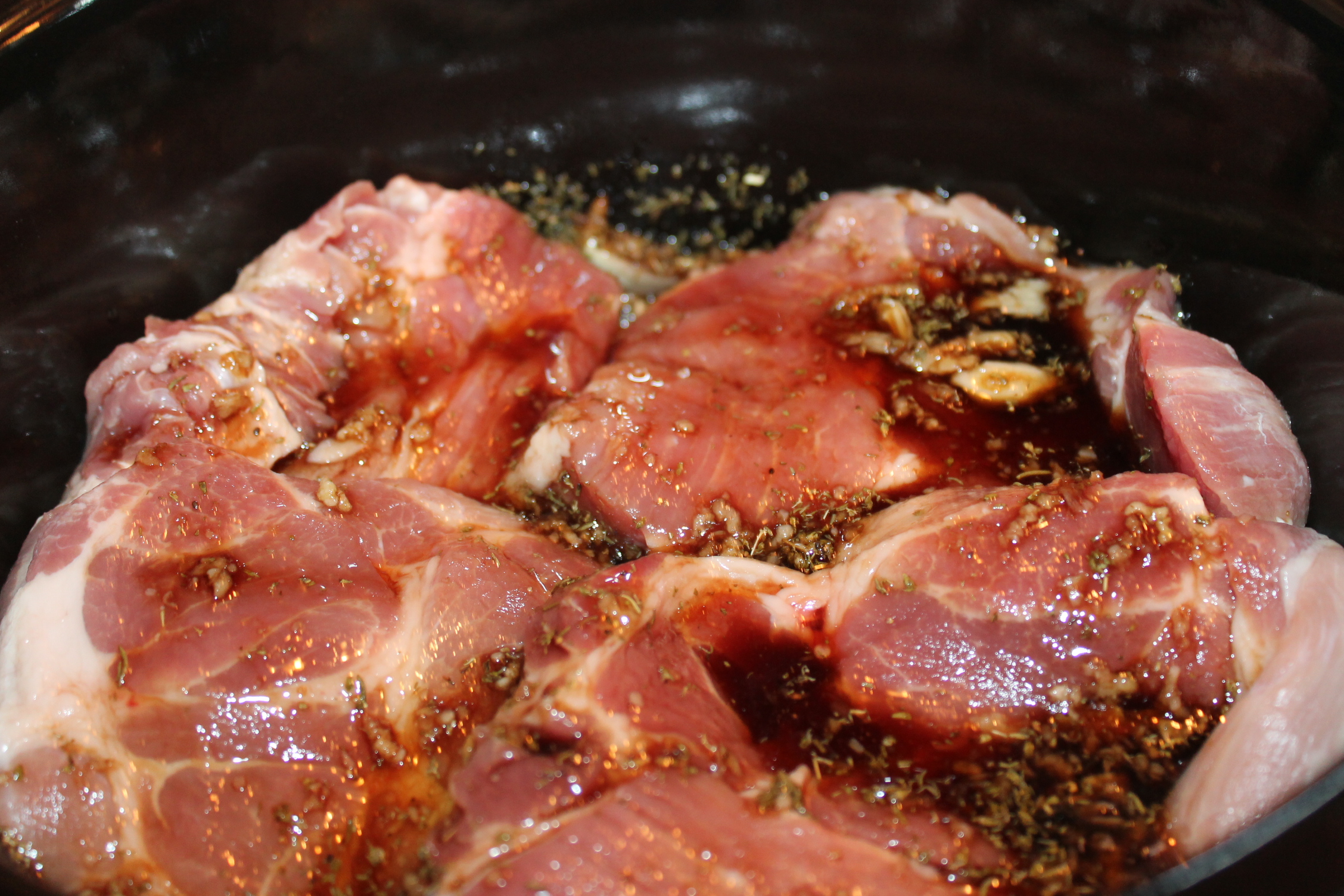 Ceafa de porc la slow cooker Crock-Pot