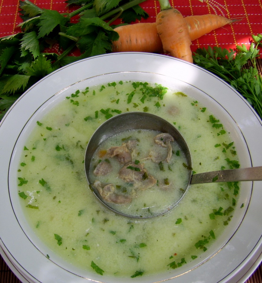 Ciorba de pipote a la grec