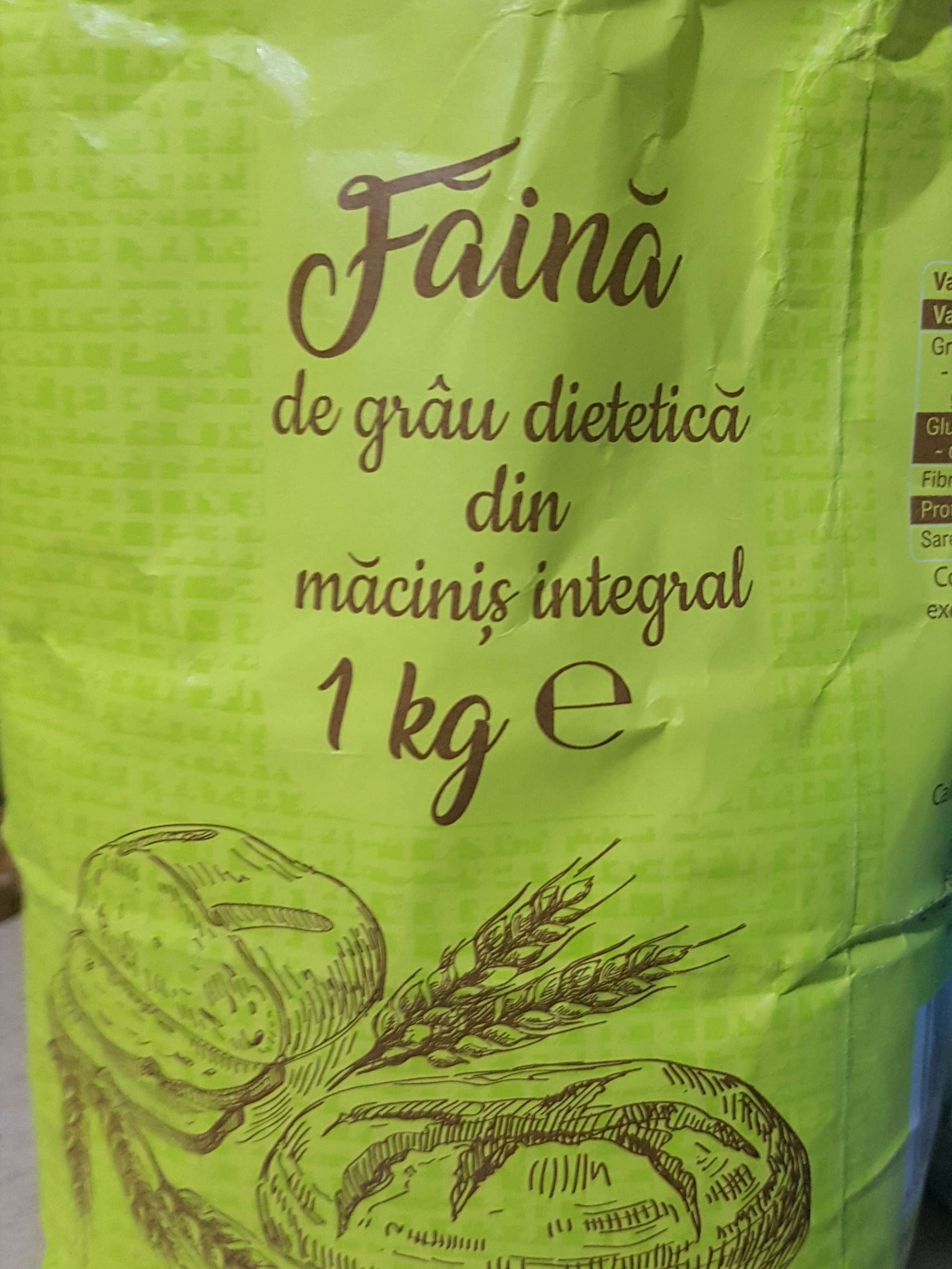 Paine cu faina de macinis grau integral si fulgi de ovaz