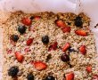 Batoane de ovaz cu capsuni si afine/Strawberry, blueberry oatmeal vegan bars-4