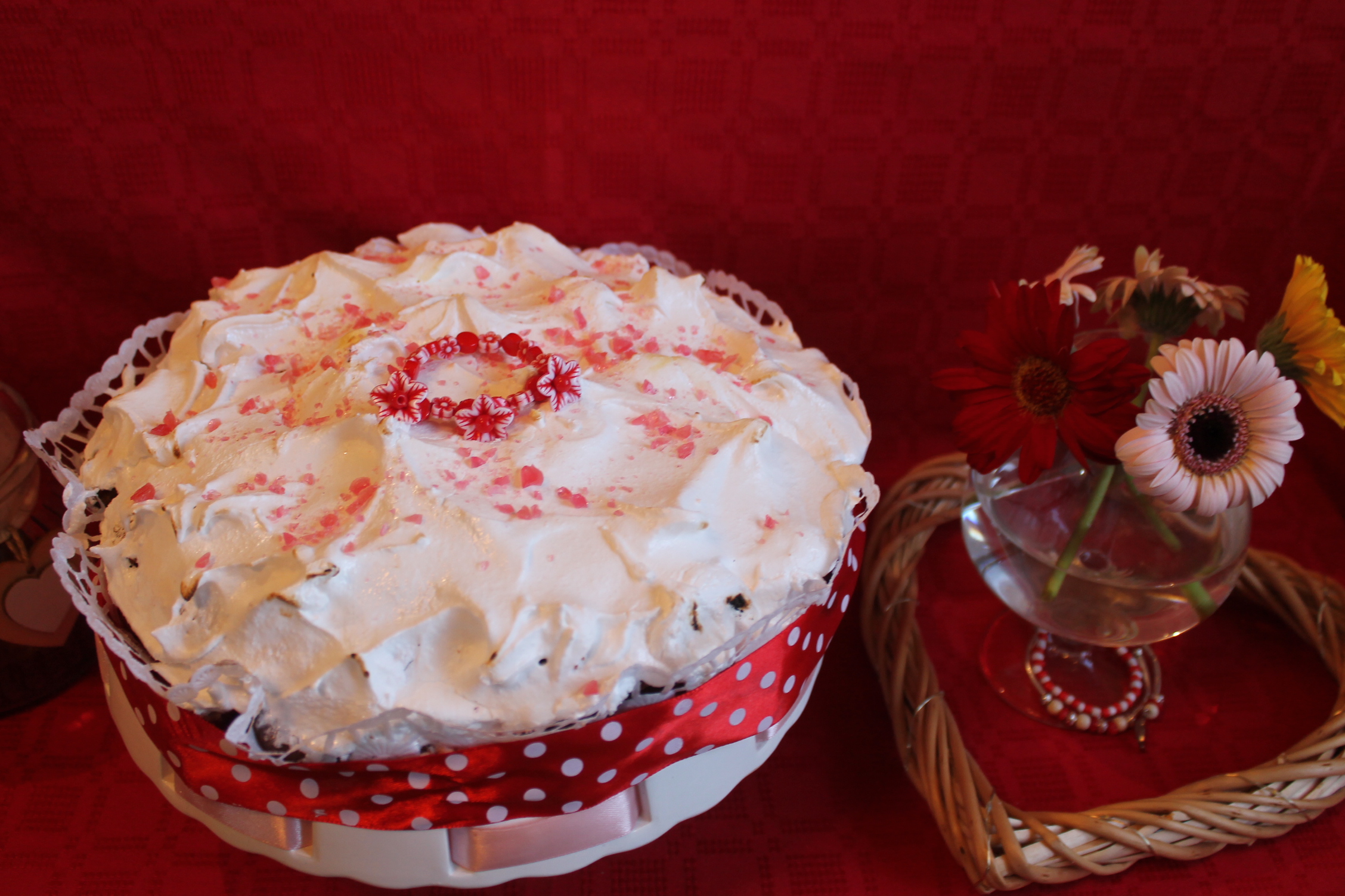 Desert tort de zapada, cu nuca si crema de cafea