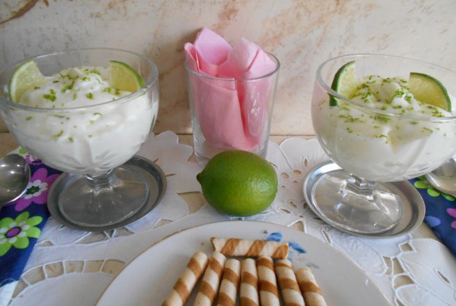 Desert mousse de limete