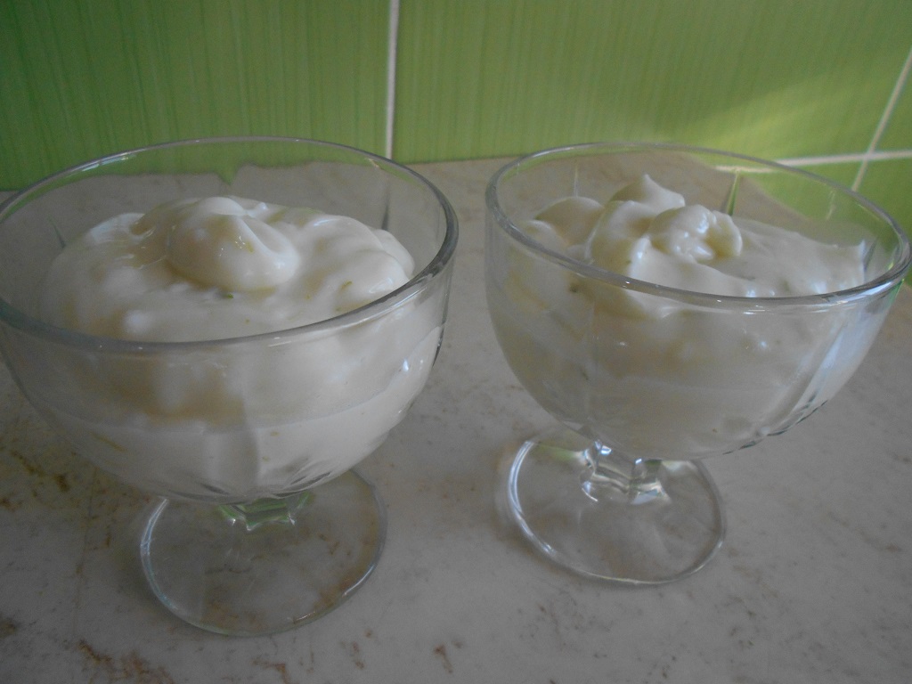 Desert mousse de limete