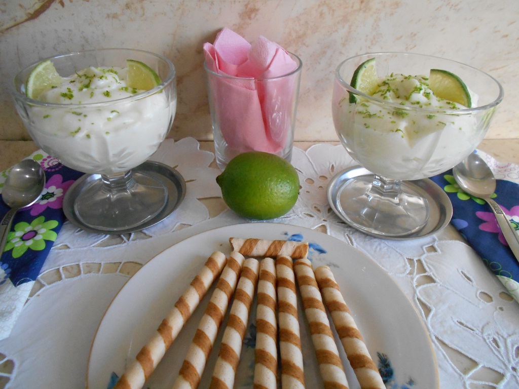 Desert mousse de limete