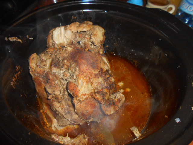 Pulpa de porc la slow cooker Crock - Pot