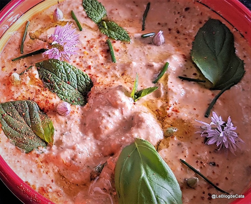 Pasta de tartinat Ktipiti cu branza feta si rosii