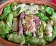 Sarmale cu varza verde si carne de vitel, la vas roman-9