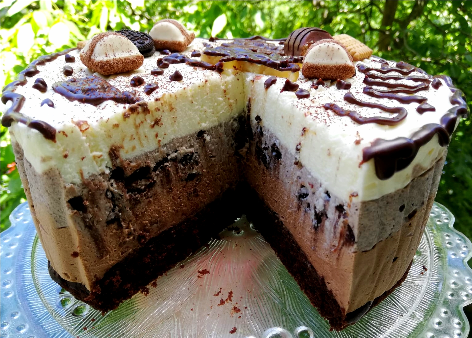 Desert tort duo ciocolata cu oreo