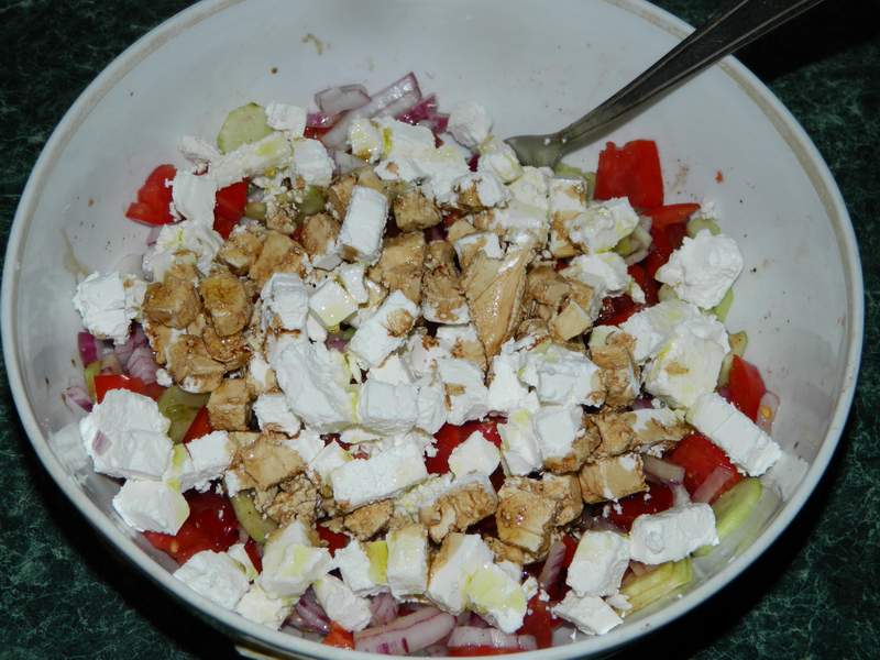 Salata de vara cu branza feta