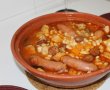 Cassoulet cu fasole, carnati si carne de pui-9