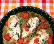 Piept de pui la cuptor cu mozzarella, rosii cherry si busuioc - Pui caprese-5