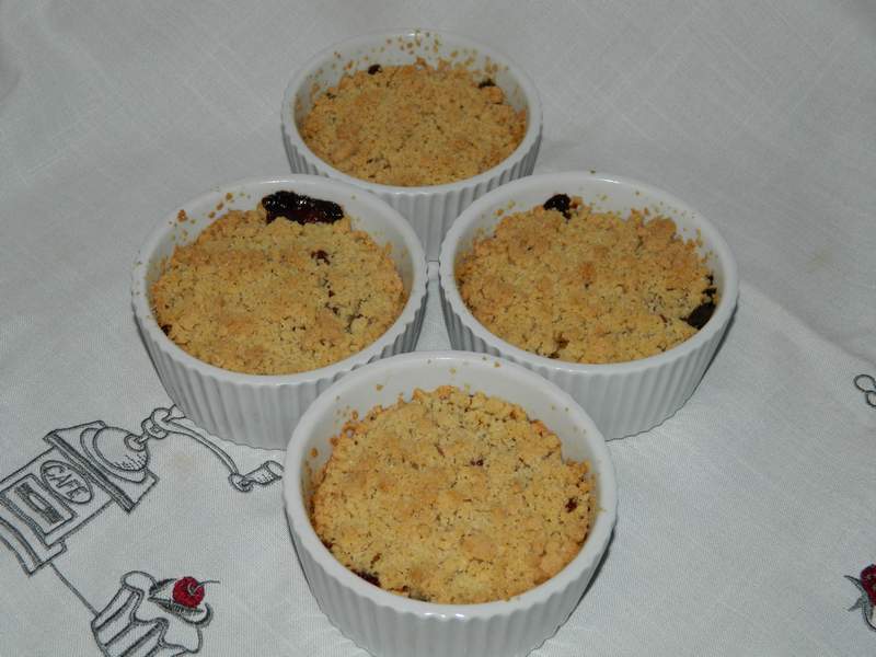 Desert crumble cu prune