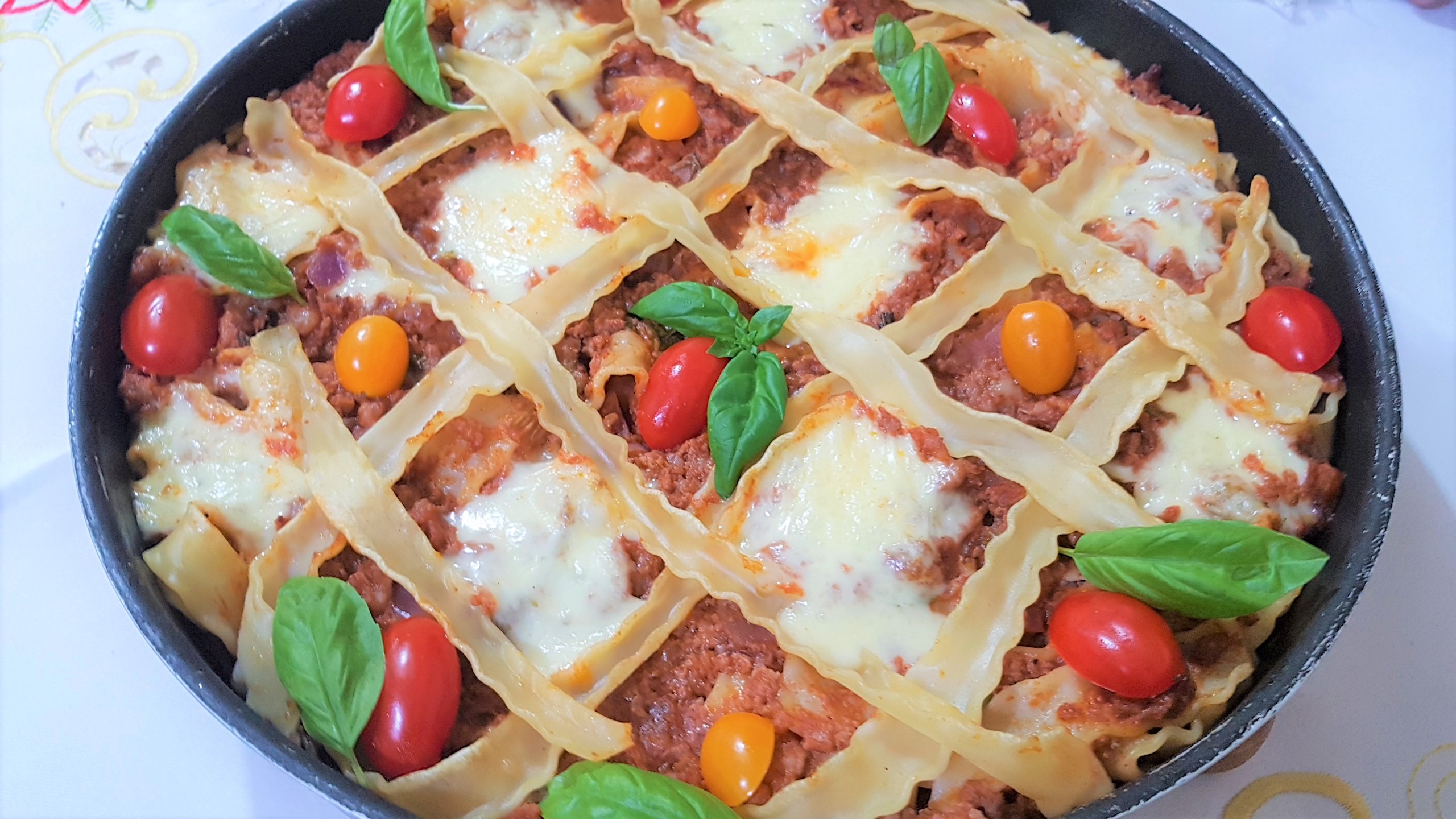 Paste cu carne tocata, la cuptor -pasta al forno