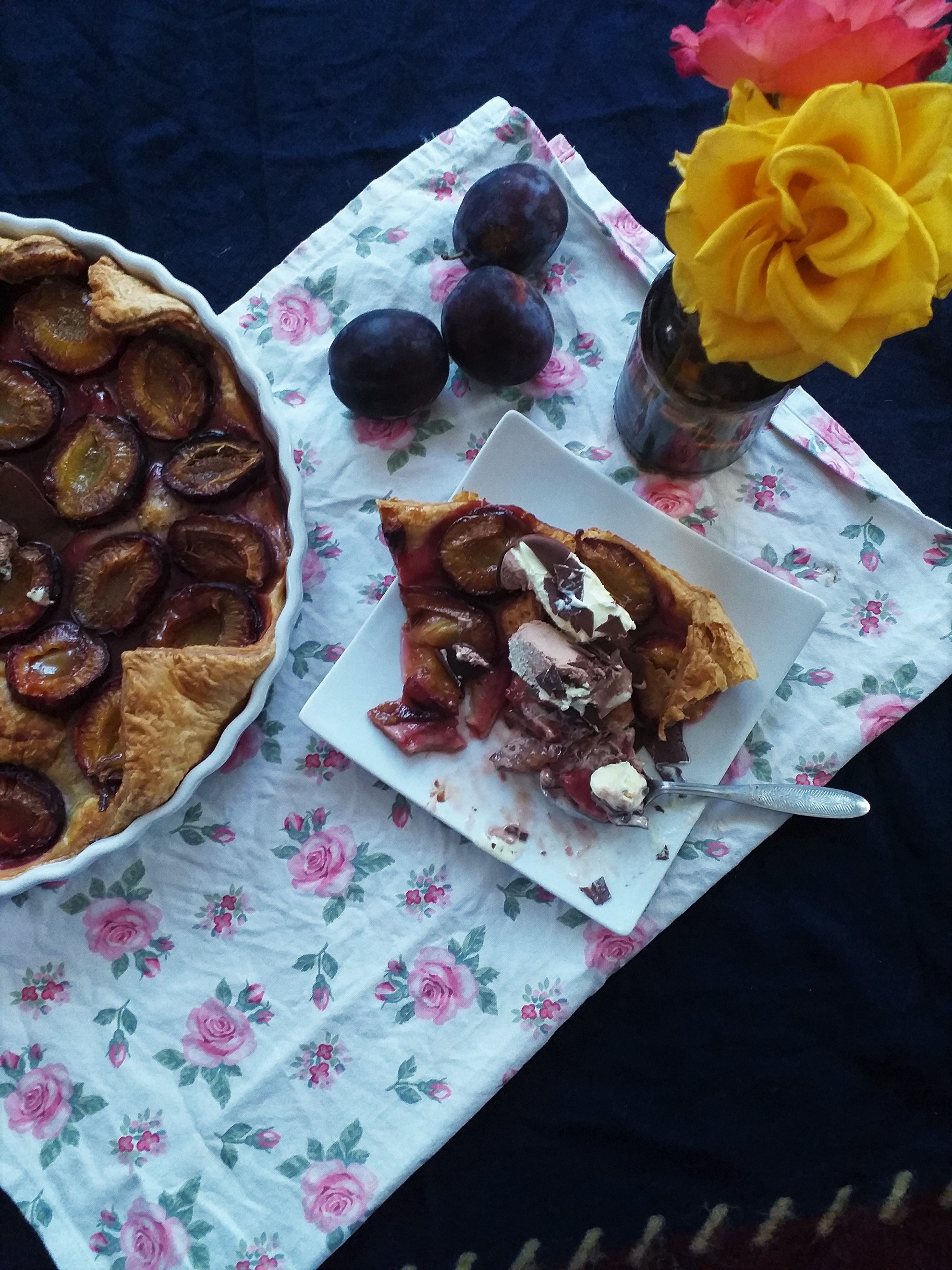 Desert tarta cu prune