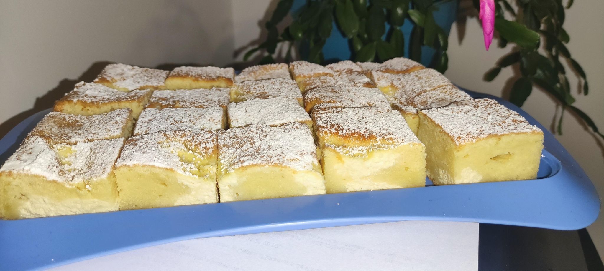 Reteta rapida si delicioasa de prajitura cu iaurt si branza dulce