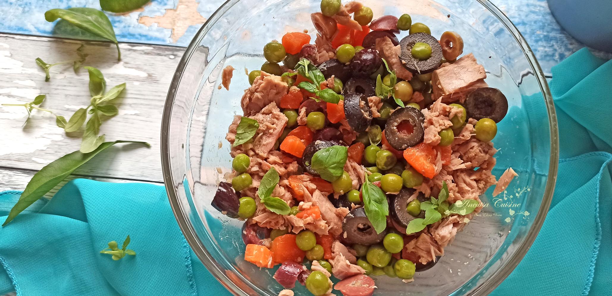 Salata cu ton, in stil mediteranean