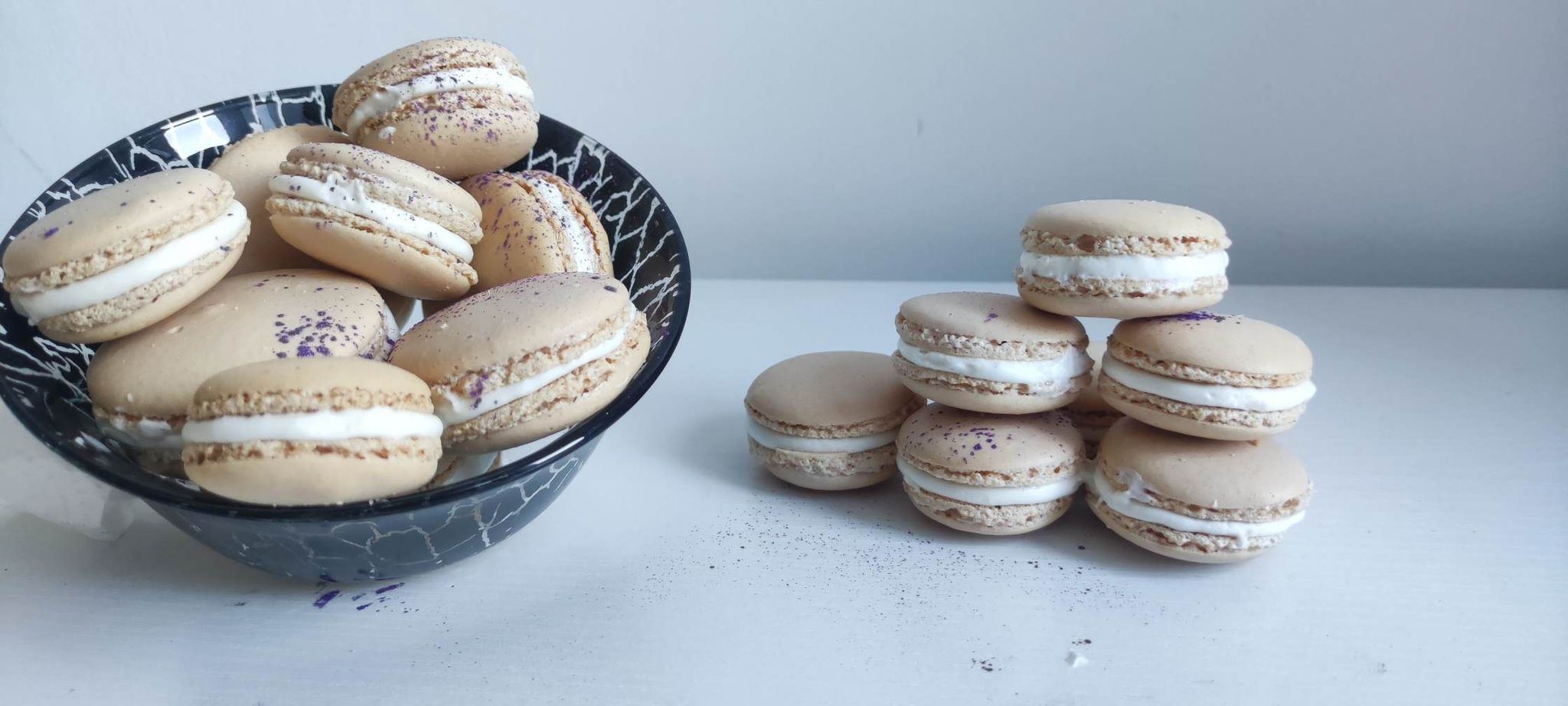 Desert macarons cu vanilie