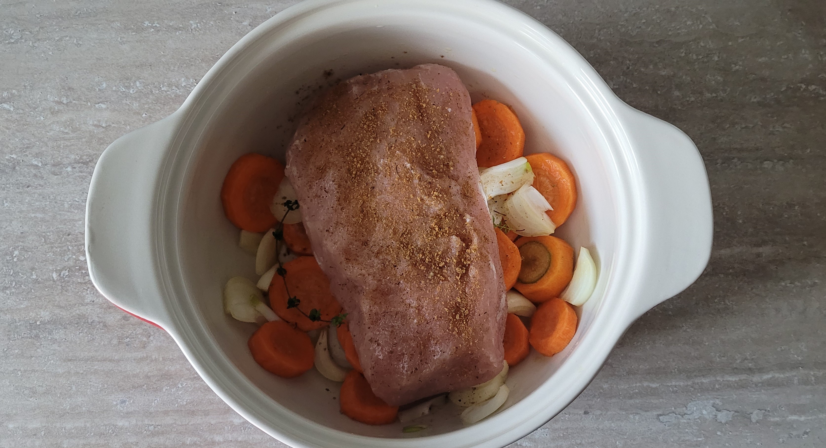 Cotlet de porc la cuptor, in vasul ceramic Crock Pot