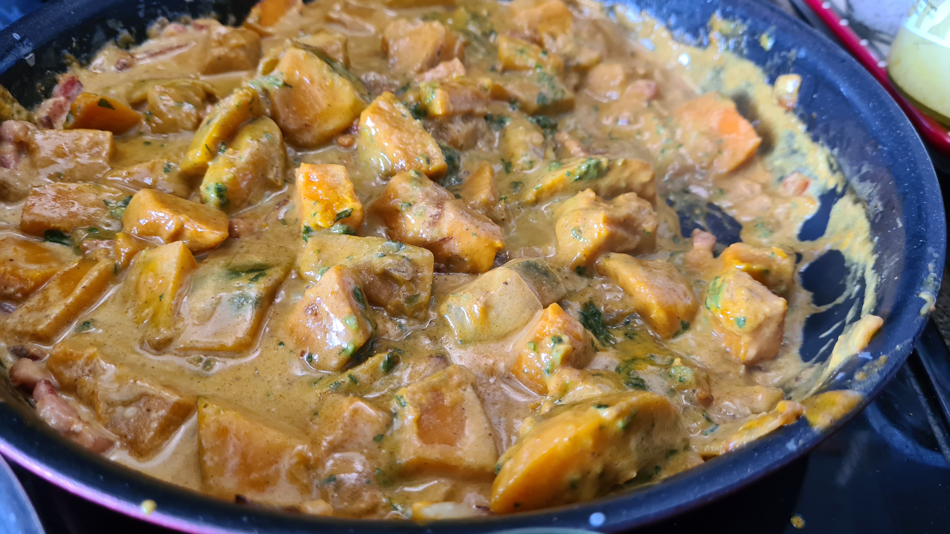 Curry de dovleac cu lapte de cocos