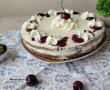 Desert tort cu mascarpone si jeleu de cirese-16