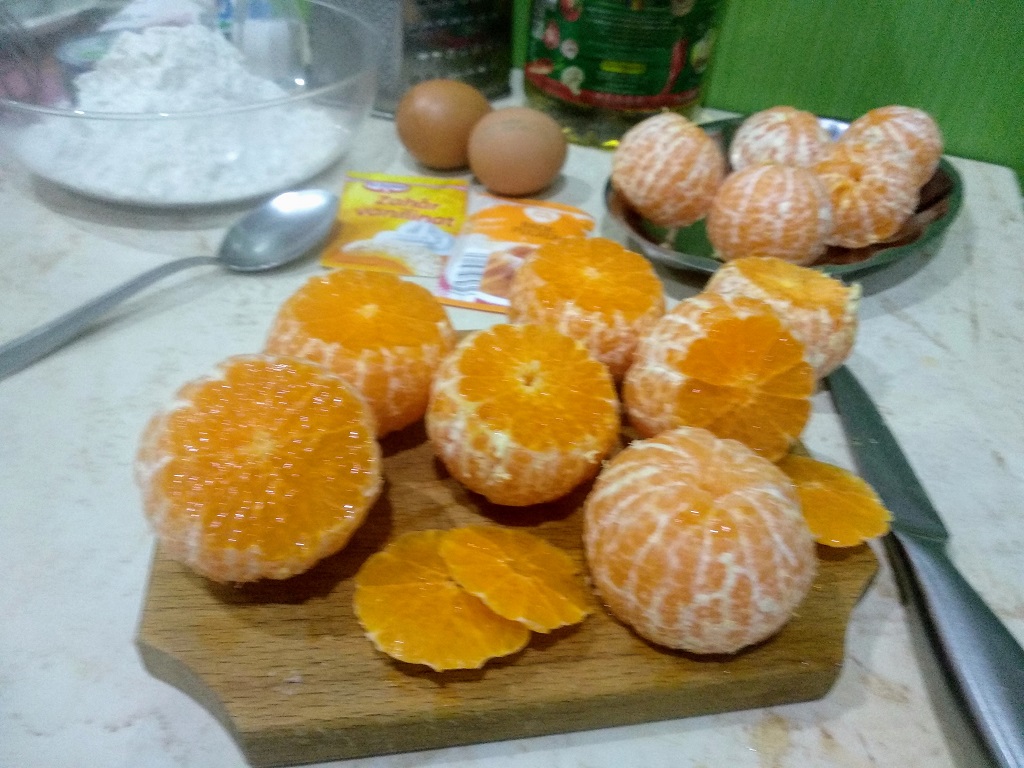 Prăjitura răsturnată cu clementine - Desert aromat si fraged