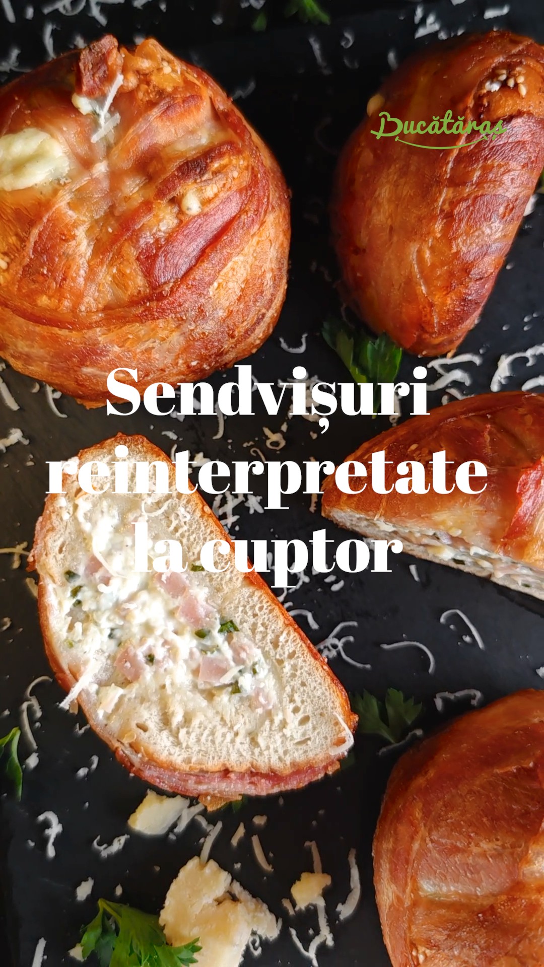 Sendvișuri reinterpretate la cuptor - Super gustoase și ușor de făcut