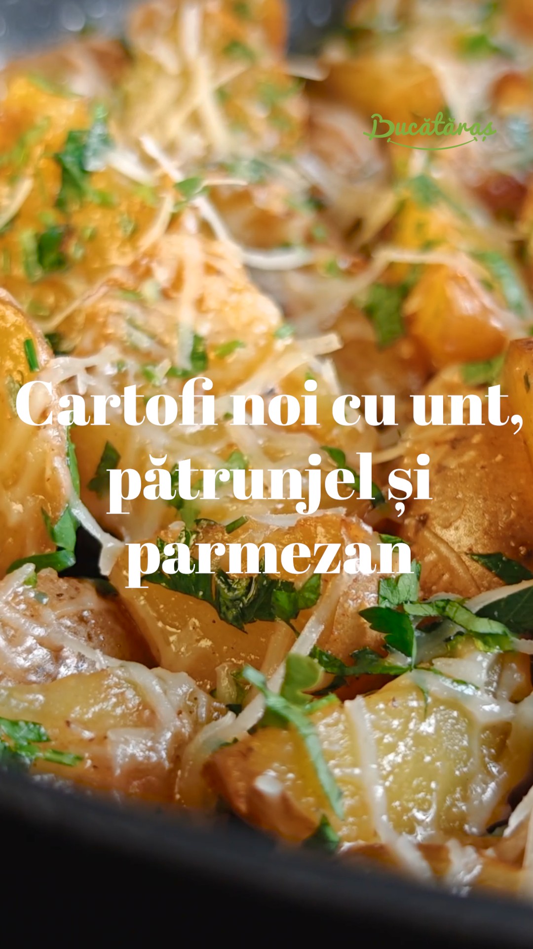 Cartofi noi, cu usturoi și parmezan - Garnitura plină de savoare și aromă