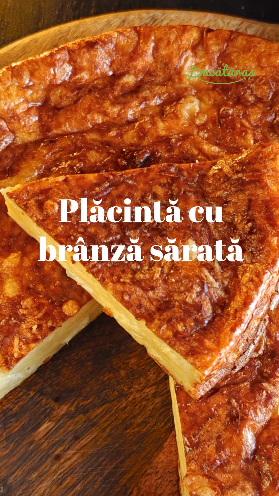 Plăcintă cu brânză sărată - Rețeta super rapidă și gustoasă