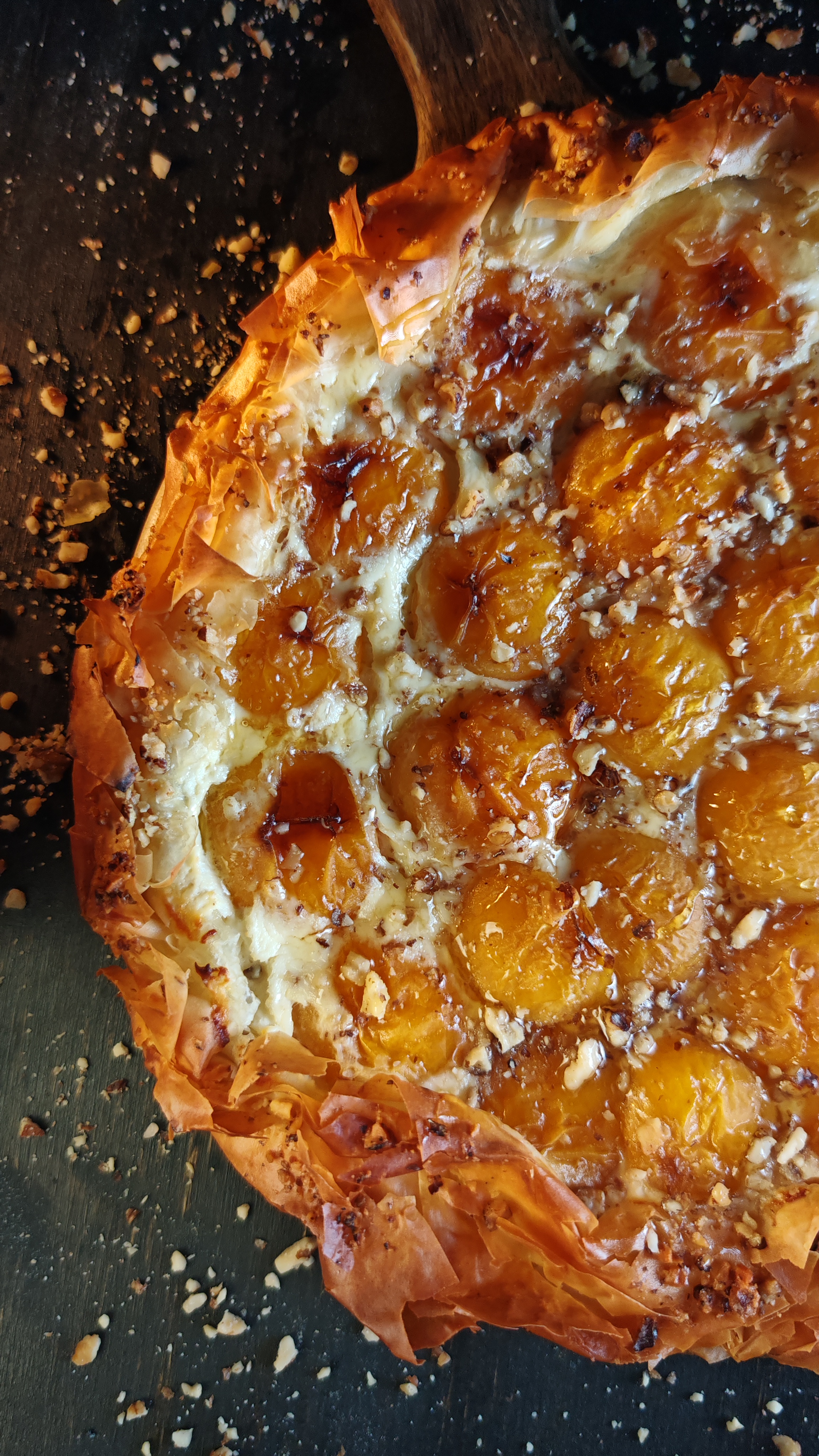 Tartă cu brânză și caise - Varianta rapidă și delicioasă