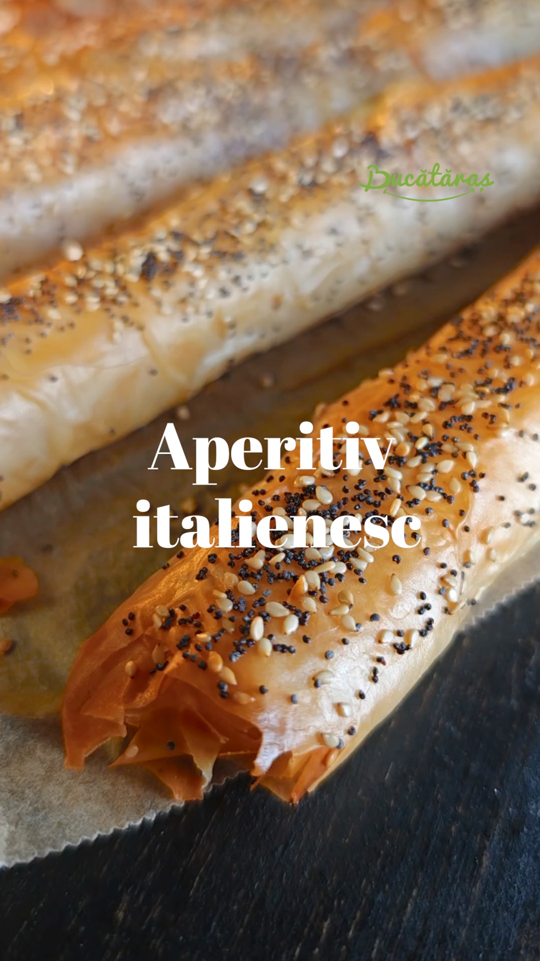 Aperitiv italienesc cu salam și cașcaval la cuptor - Crocant și delicios