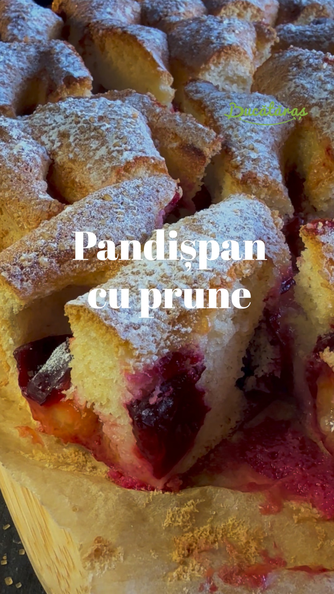 Prăjitură pufoasă cu prune - Rețeta simplă și delicioasă