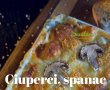 Ciuperci gratinate, cu spanac și cremă de brânză la cuptor - Un preparat sățios și savuros-0