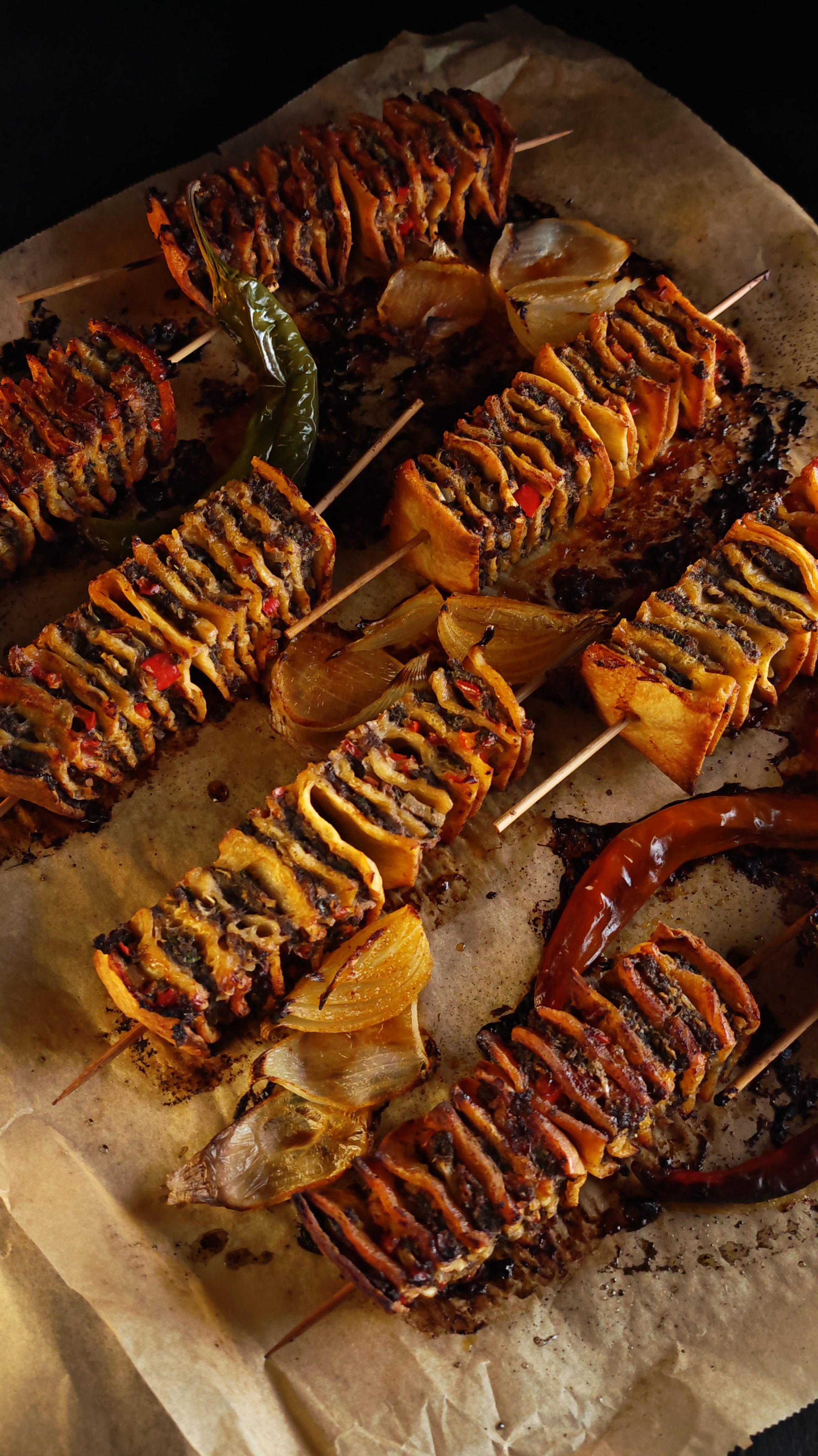 Frigărui kebab cu lipii - Rețeta ingenioasă, plină de savoare