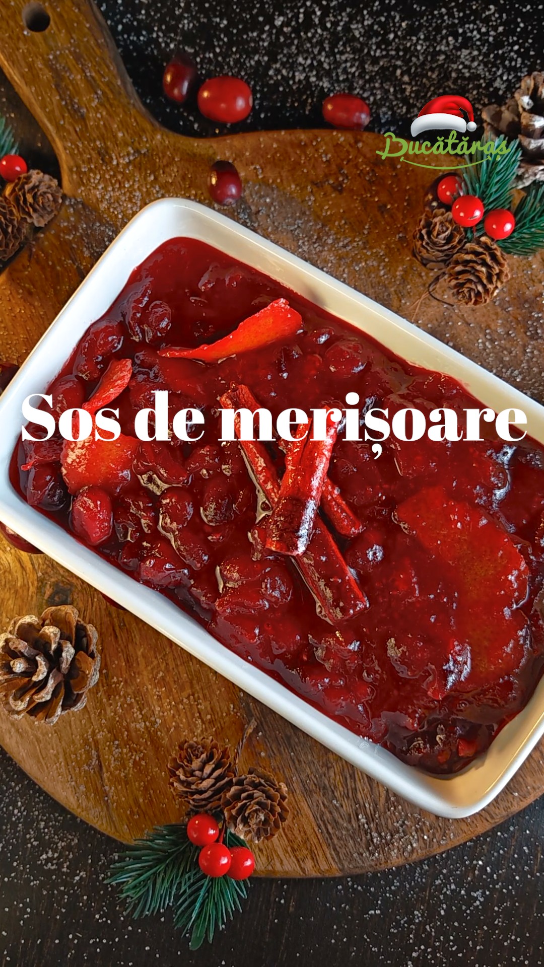 Sos de merișoare - Ideal atât pentru fripturi, cât și pentru deserturi delicioase