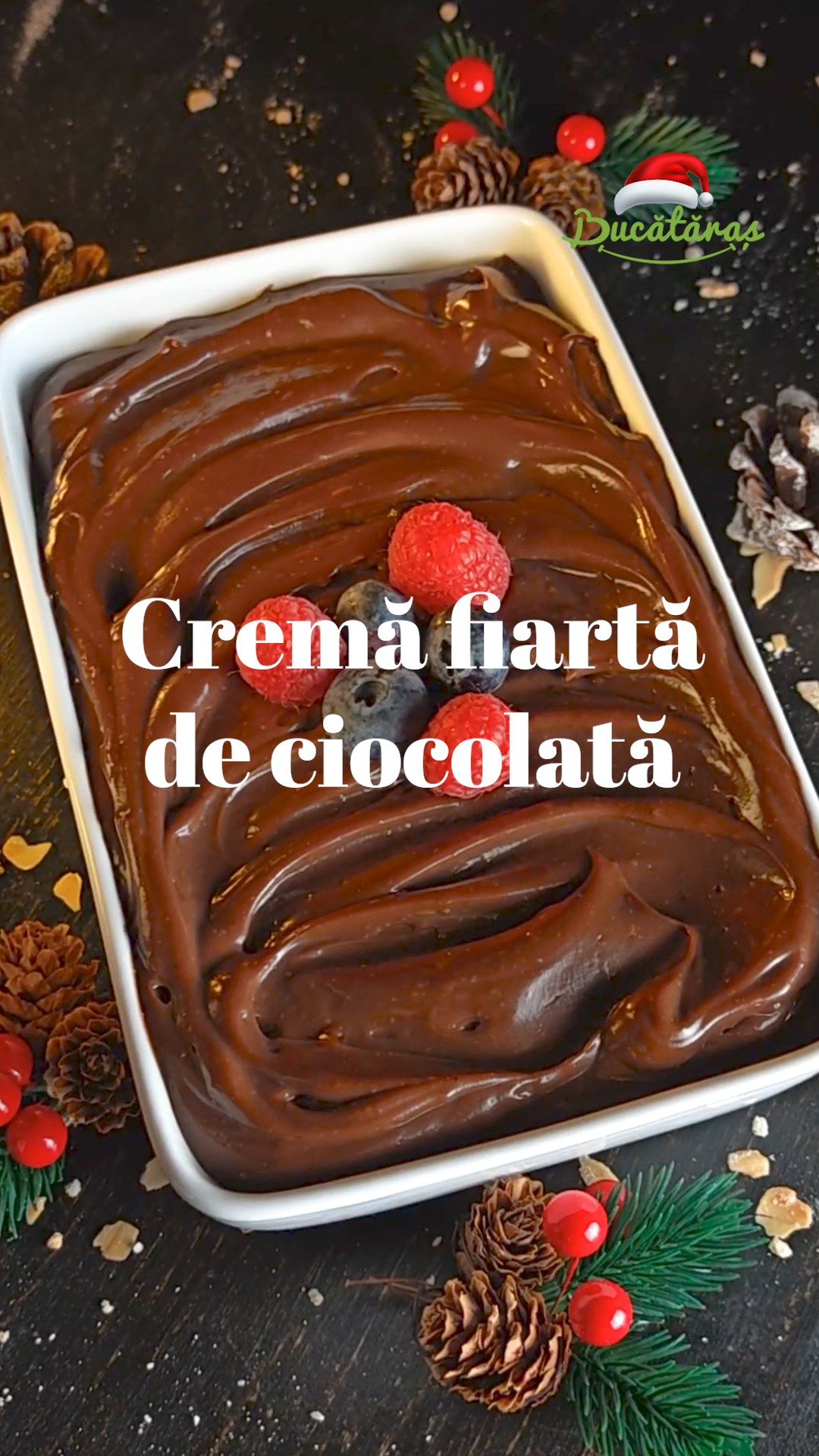 Cremă fiartă de ciocolată - Rețeta ideală pentru prăjituri și alte deserturi